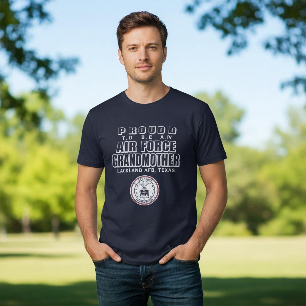 Men's Soffe Air Force Grandmother Navy Short Sleeve Tee M
